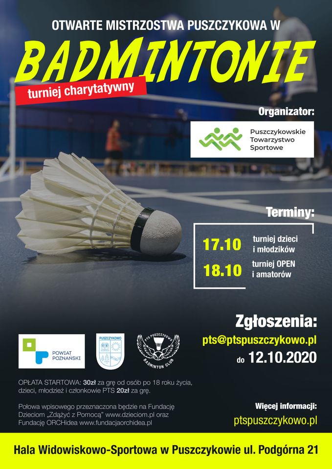 Otwarte Mistrzostwa Puszczykowa w Badmintonie