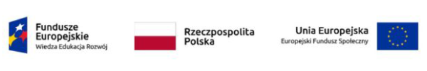 logotypy Funduszy Europejskich, Rzeczpospolitej Polskiej i Unii Europejskiej
