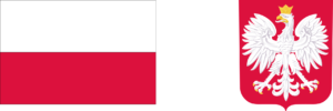 flaga Polski i godło