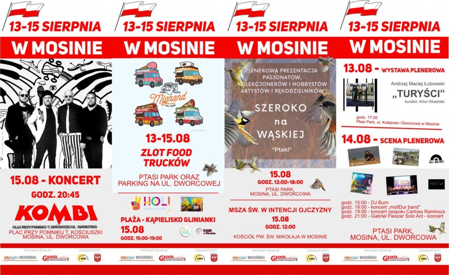 Plan Obchodów od 13 do 15 sierpnia w Mosinie