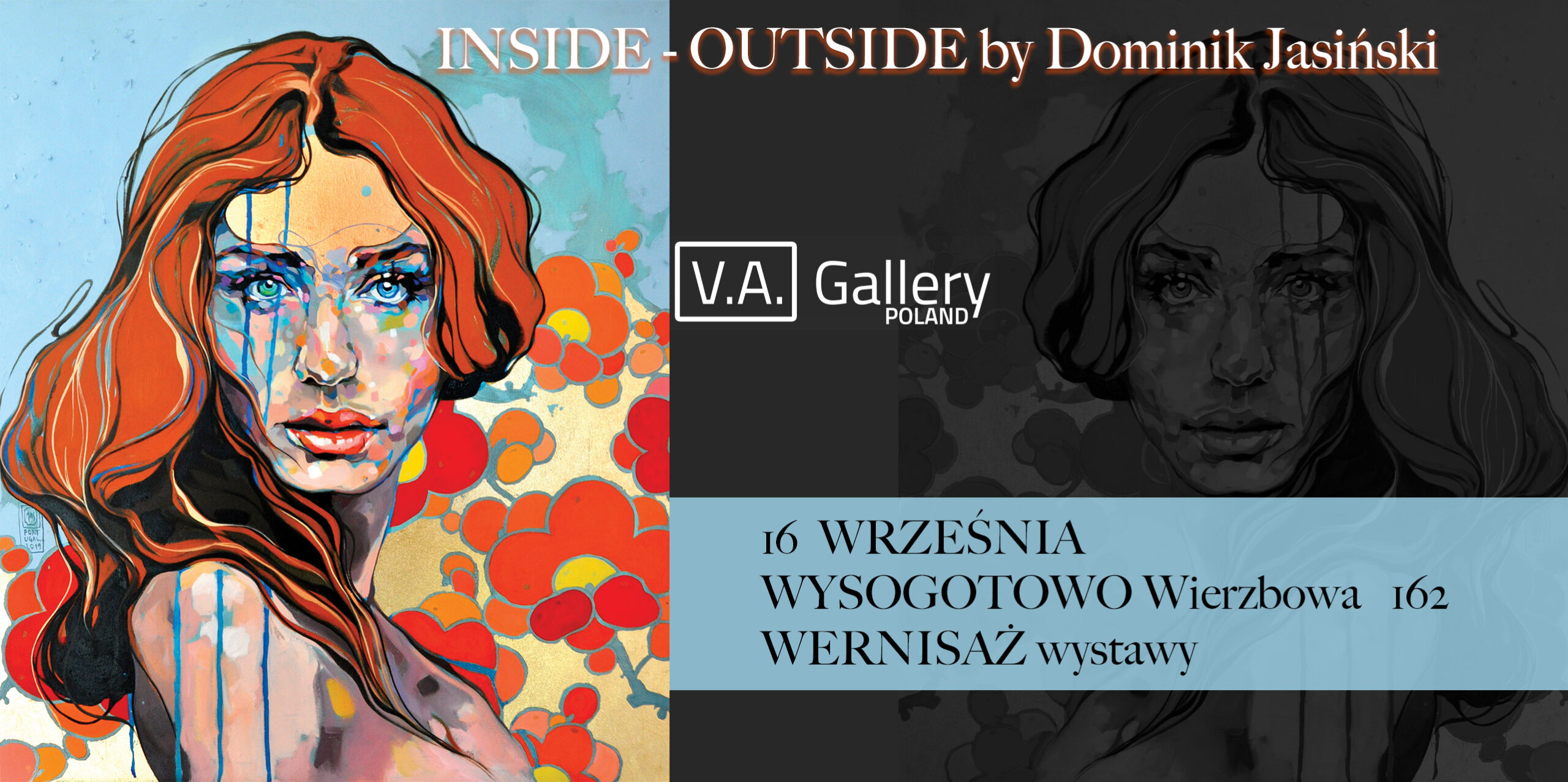 plakat „INSIDE - OUTSIDE” by Dominik Jasiński