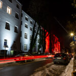podświetlone budynki powstanie wielkopolskie rocznica