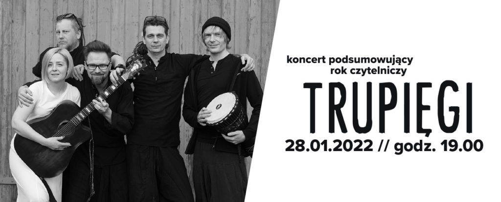 Afisz koncertu zespołu Trupięgi