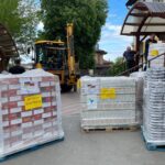 pomoc humanitarna na miejscu w Ukrainie