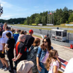Wyścigowe Samochodowe Mistrzostwa Polski - widownia przy torze