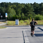 Uczetnicy biegów na orientację w Kamionkach