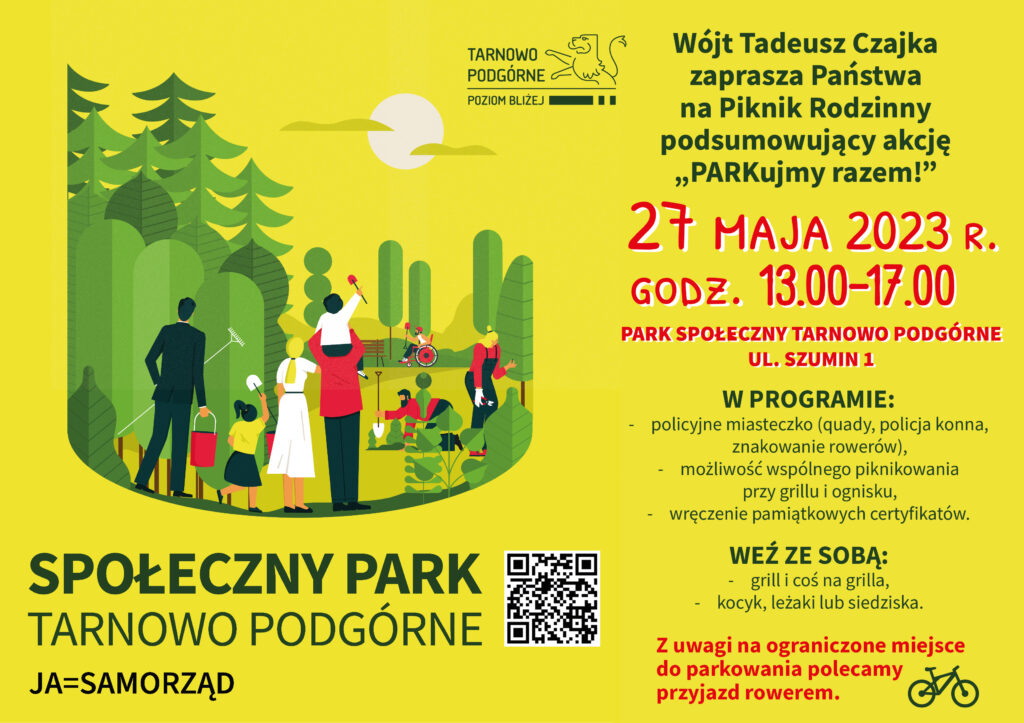 Społeczny Park w Tarnowie Podgórnym