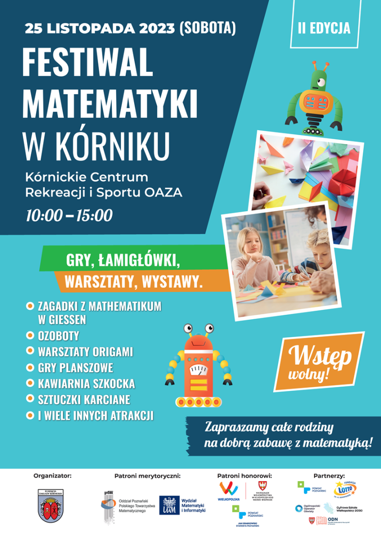 Festiwal Matematyki w Kórniku