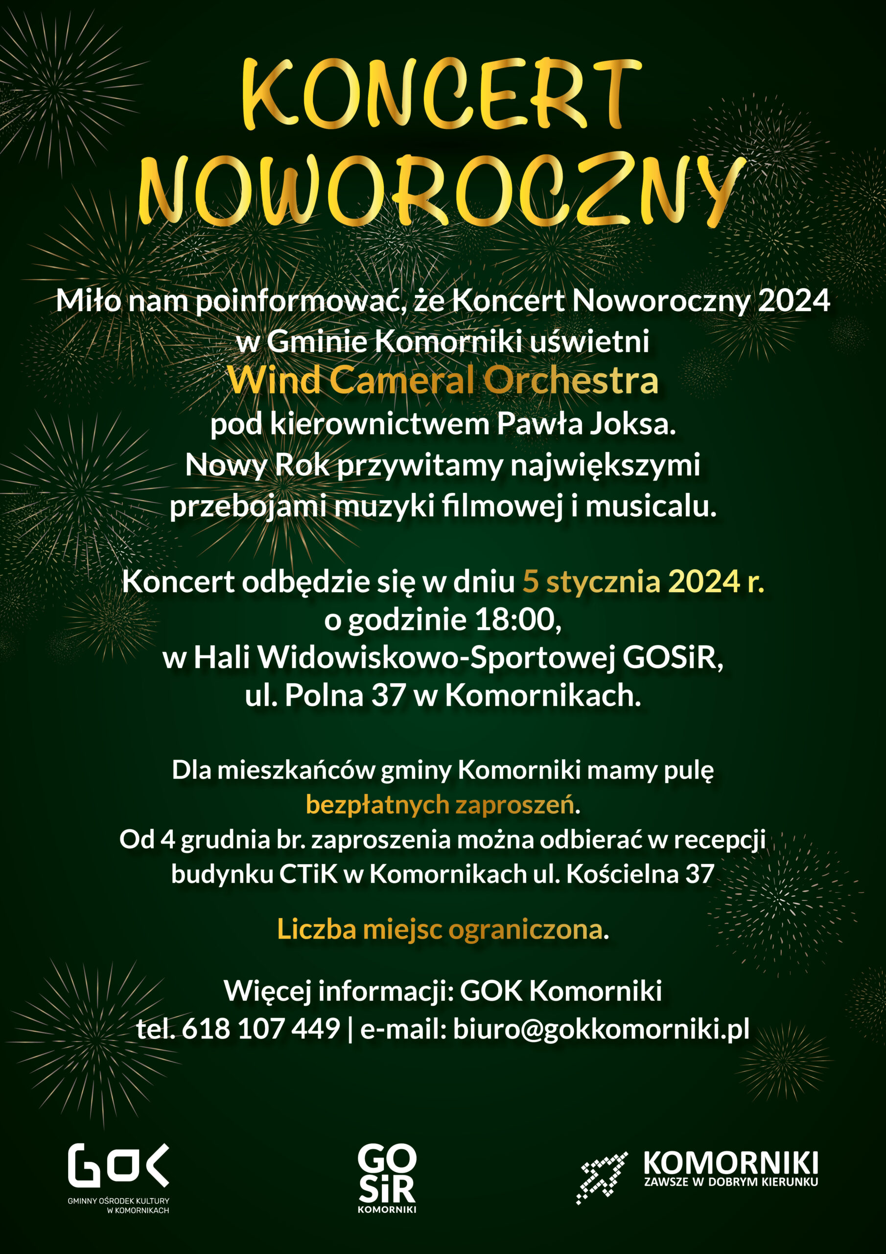 Koncert Noworoczny w Komornikach