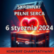 Plakat koncertu charytatywnego w Skrzynkach