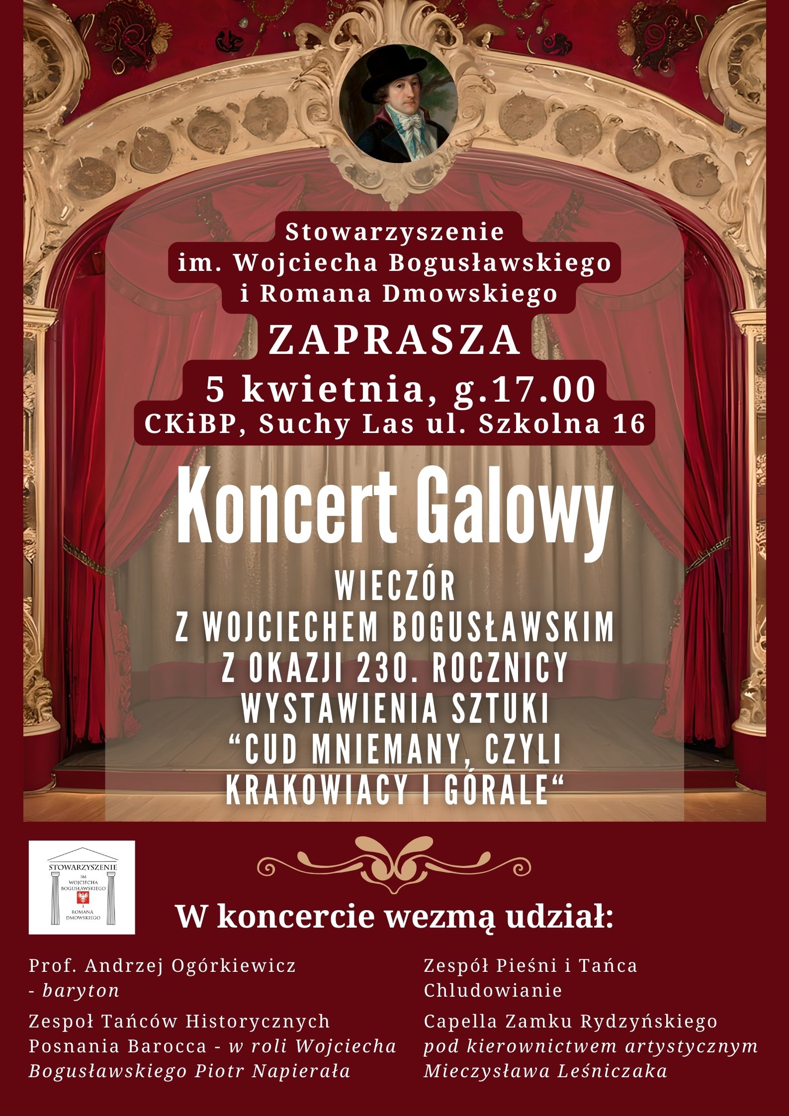 Koncert Galowy – wieczór z Wojciechem Bogusławskim