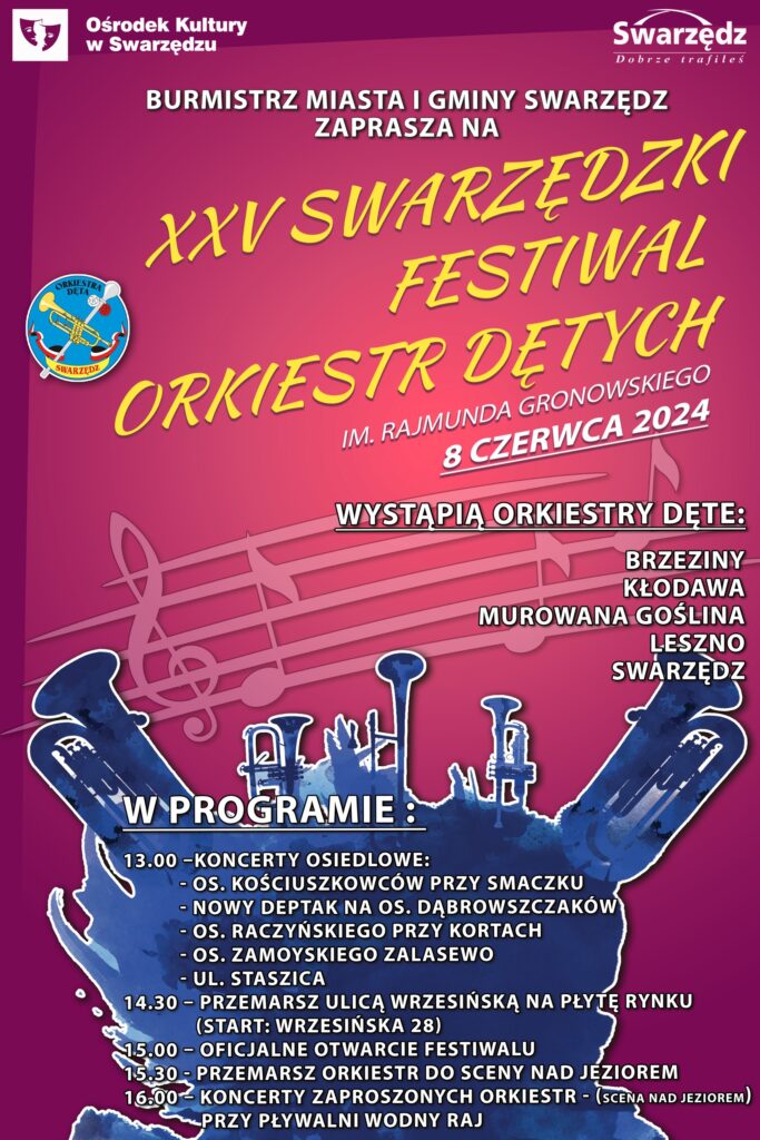 Afisz Festiwal Orkiestr Dętych