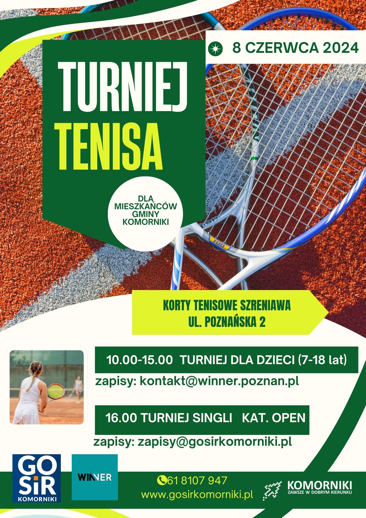 Turniej Tenisa Ziemnego w Szreniawie