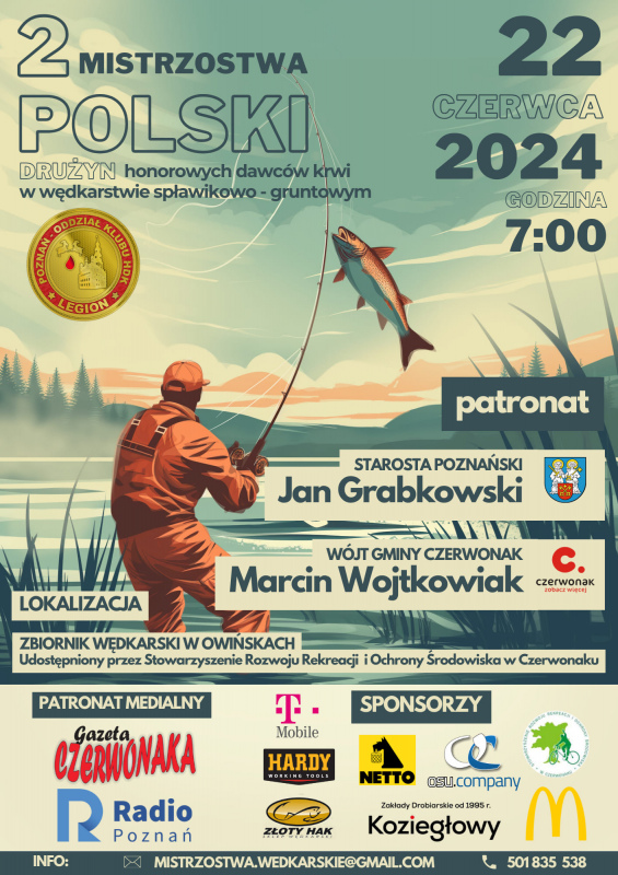 Mistrzostwa Polski drużyn honorowych dawców krwi w wędkarstwie