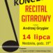 Afisz Recital Gitarowy Andrzej Grygier