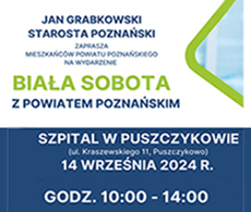 Biała Sobota z powiatem poznańskim plakat