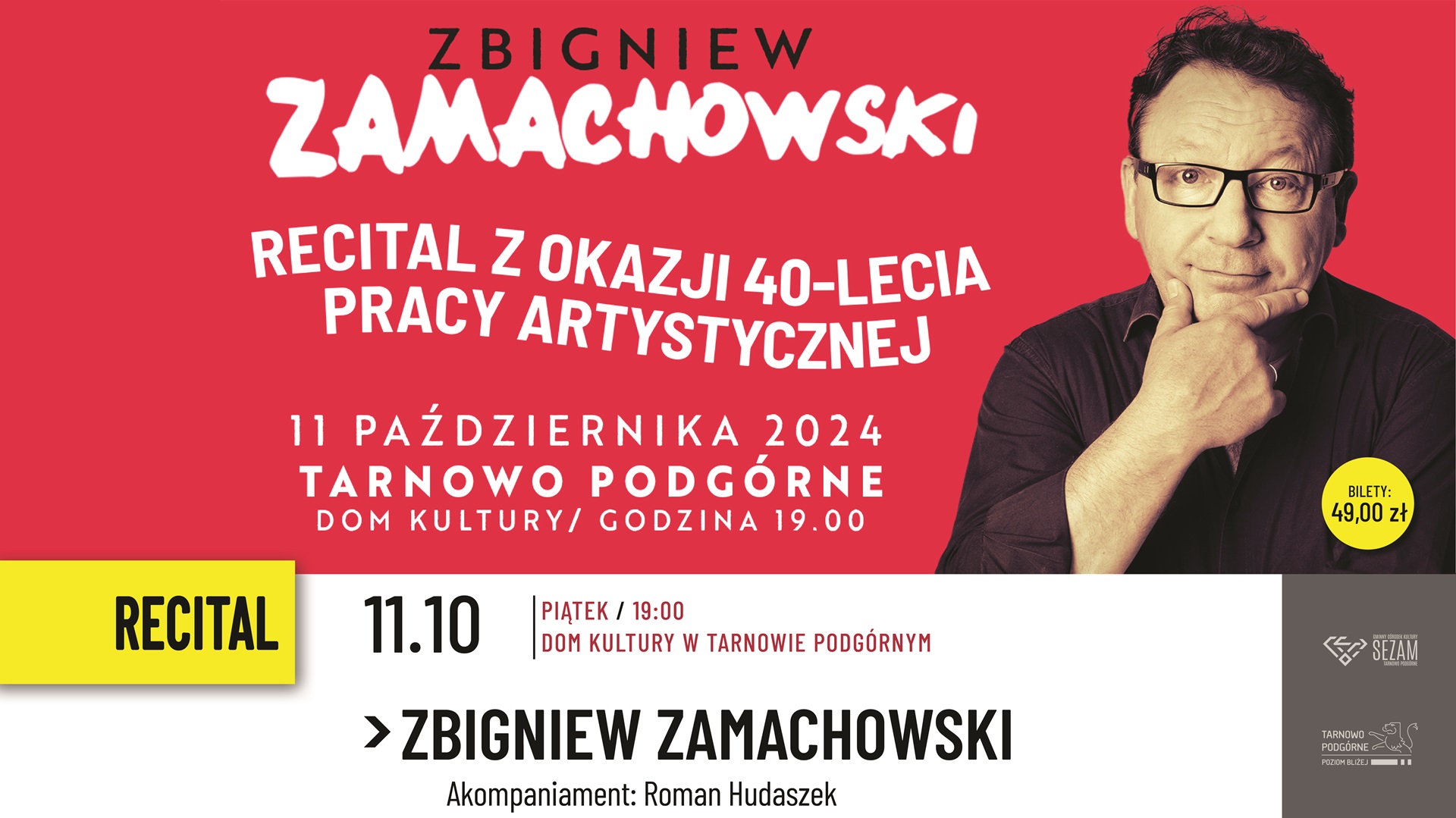 Recital Zbigniewa Zamachowskiego