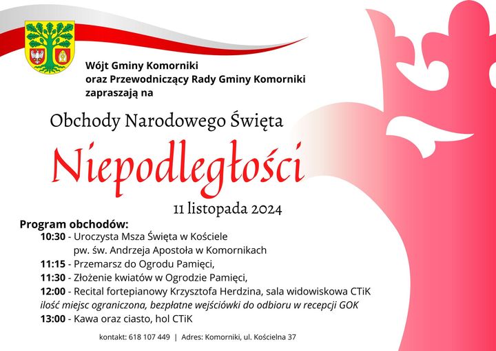 Obchody Niepodległości w Komornikach