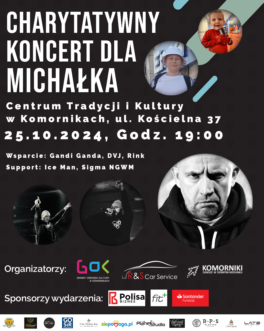 Koncert charytatywny w Komornikach