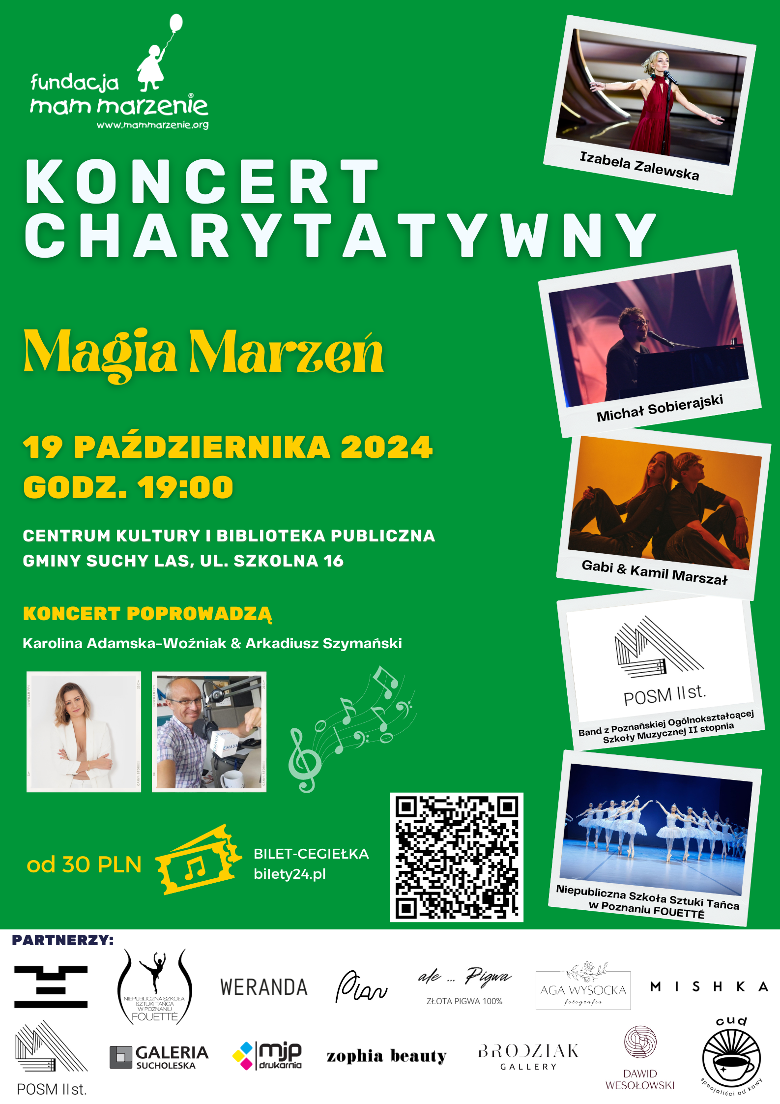 Afisz Koncert Charytatywny_Suchy Las