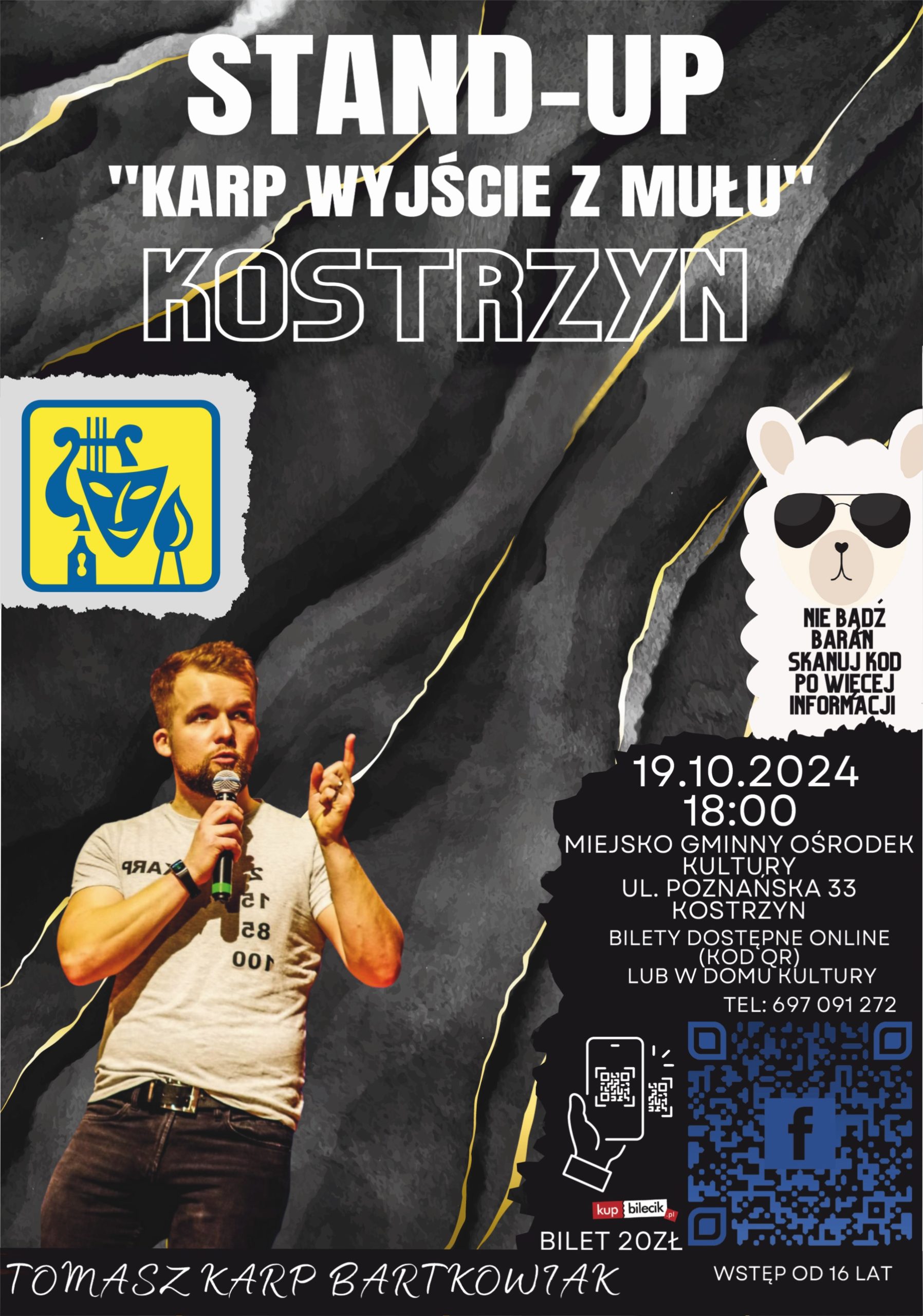 Afisz Stand-uo Kostrzyn