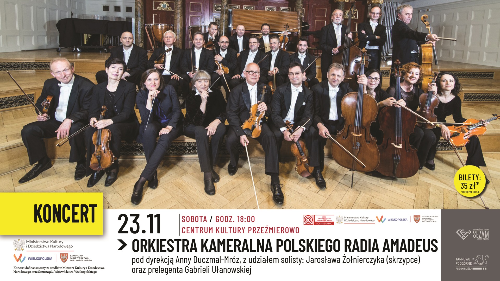 Koncert Orkiestry Kameralnej Polskiego Radia Amadeus