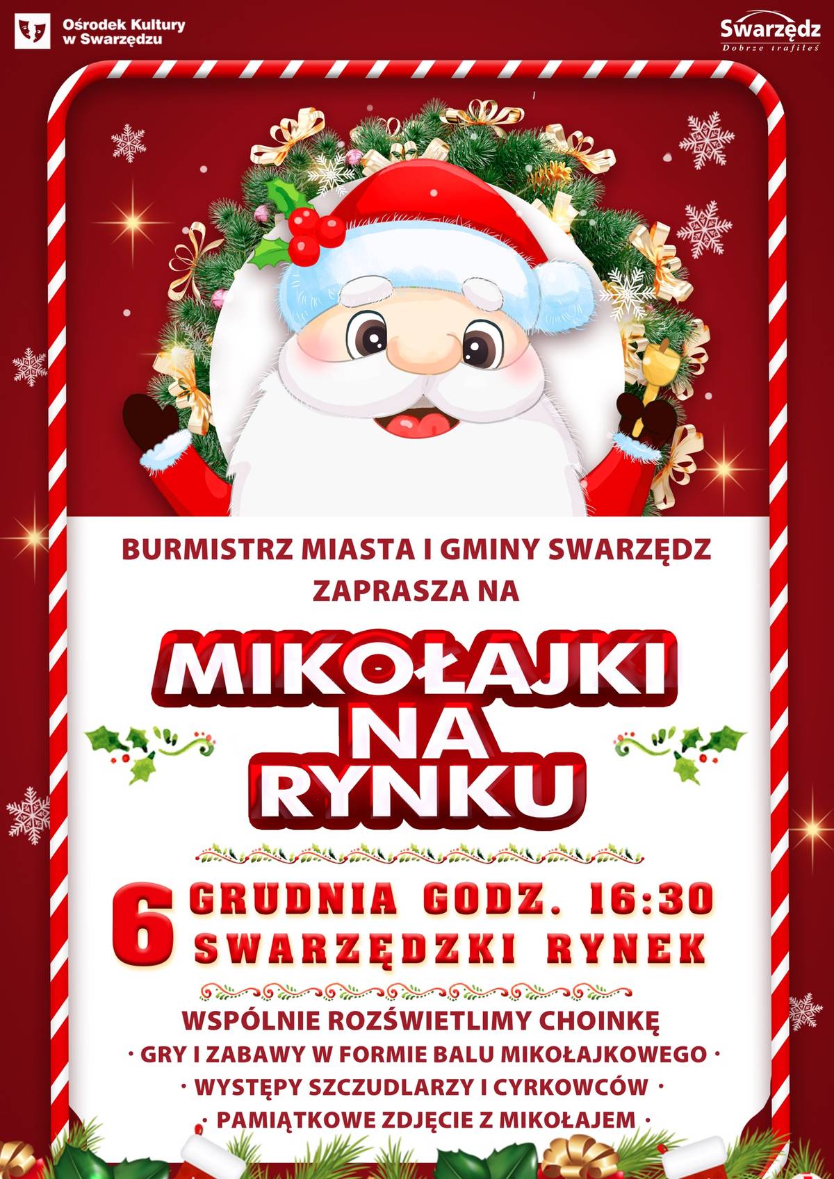 Mikołajki na Rynku w Swarzędzu