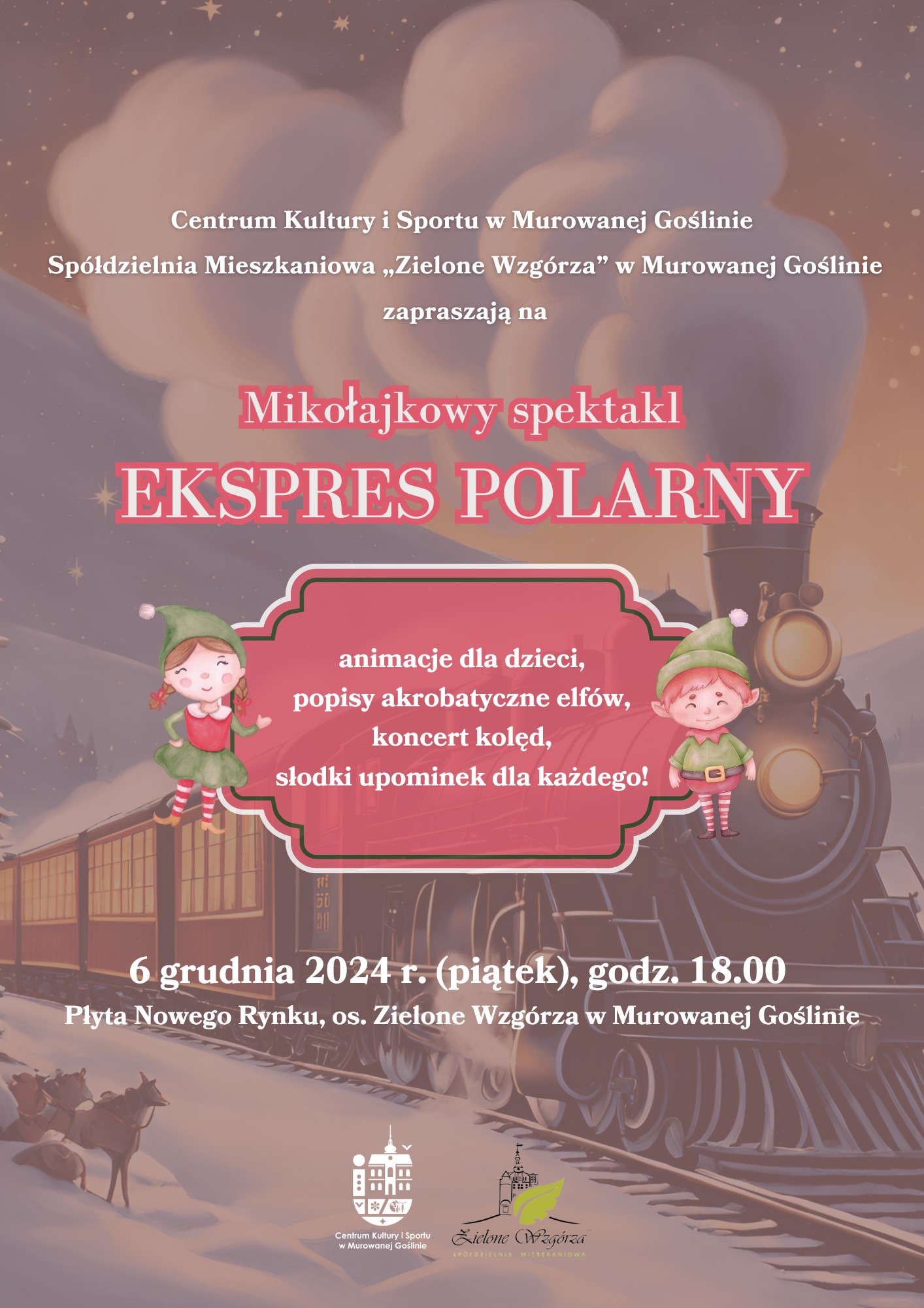 Mikołajkowy spektakl w Murowanej Goślinie