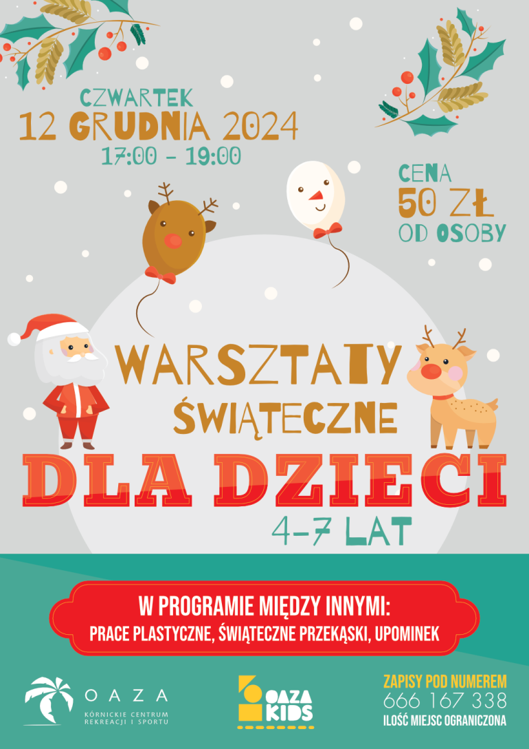 Warsztaty Świąteczne dla dzieci