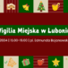 Afisz Wigilia Miejska w Luboniu