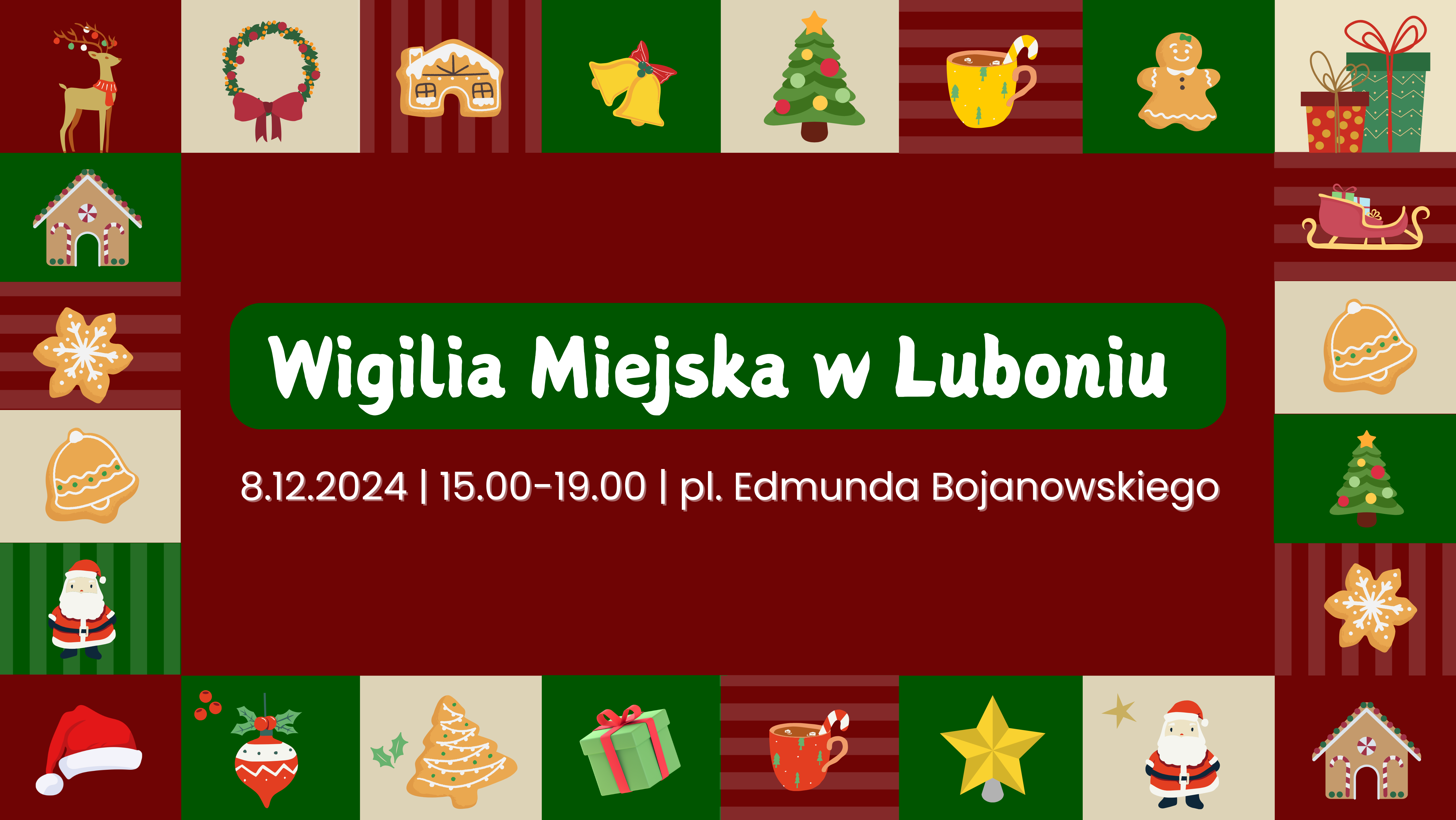 Wigilia Miejska w Luboniu