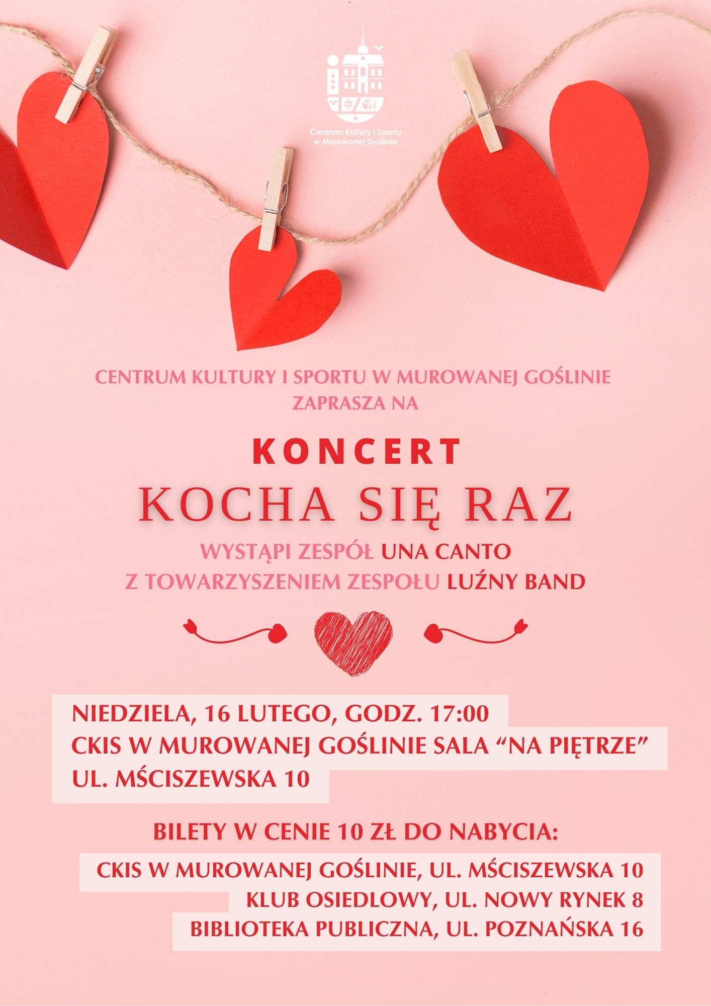 Koncert Una Canto "Kocha się raz"