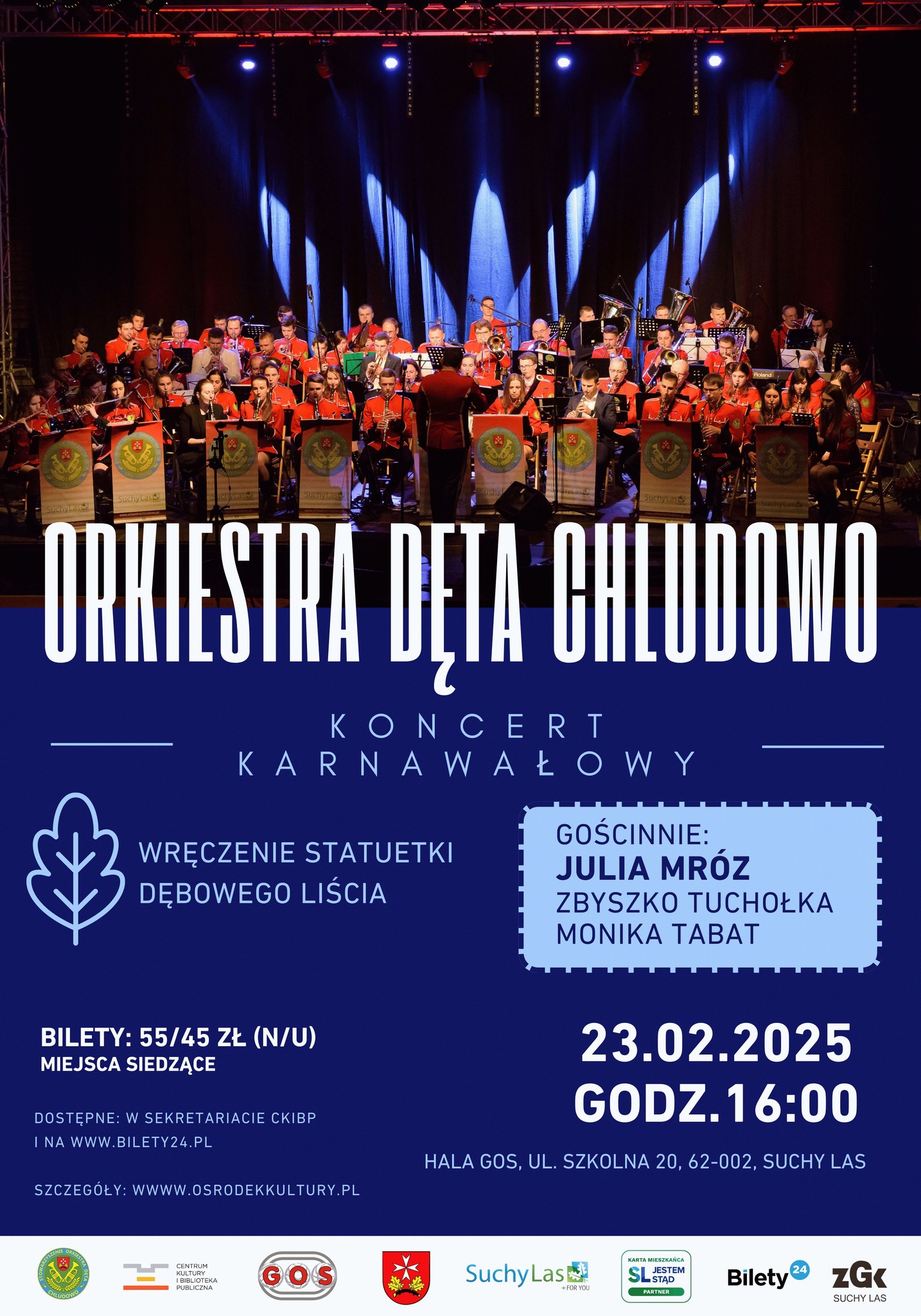 Koncert Karnawałowy Orkiestry Dętej Chludowo