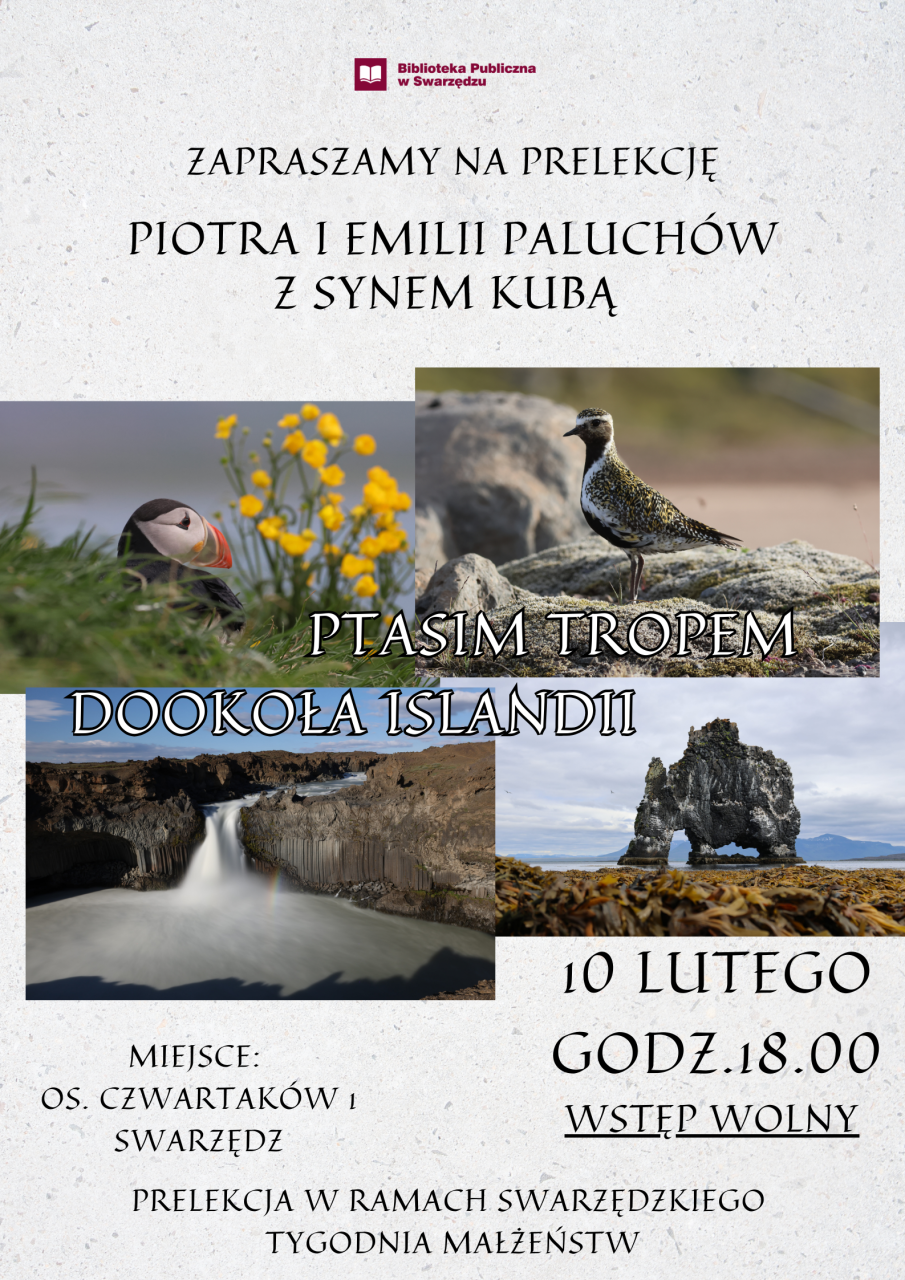 "Ptasim tropem dookoła Islandii"