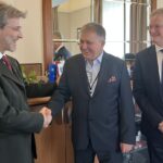 Tomasz Łubiński, wicestarosta poznański, spotkał się z ambasadorem Austrii, Andreasem Stadlerem