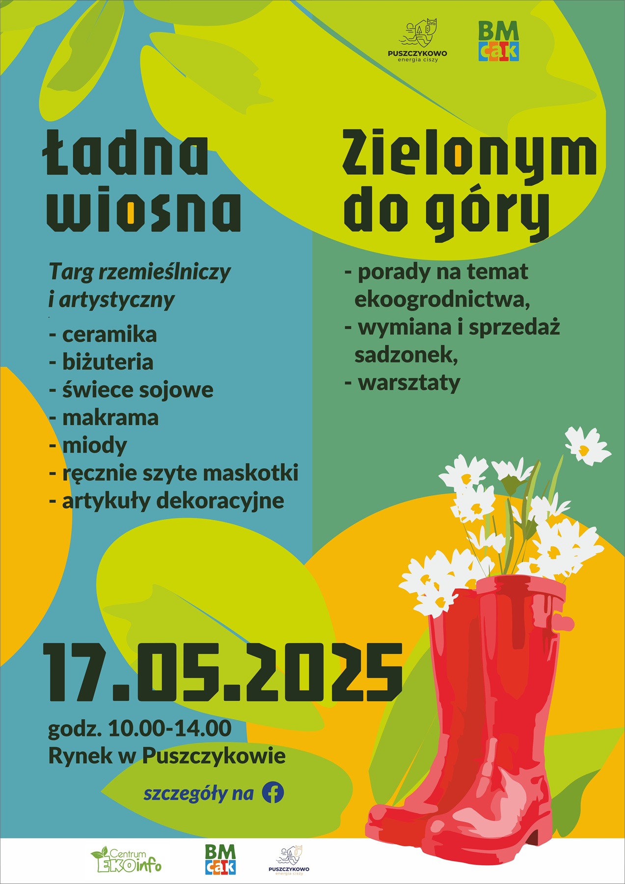 Wiosna i targ w Puszczykowie