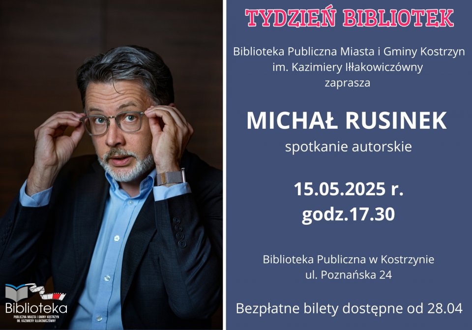 Michał Rusinek - spotkanie