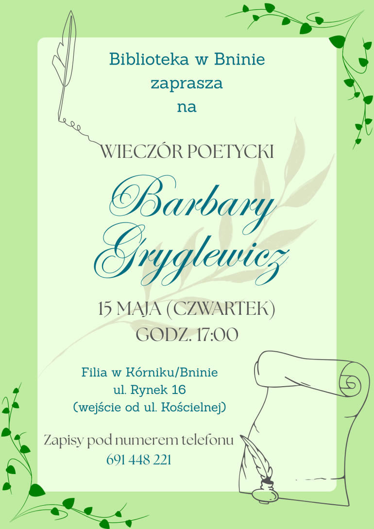 Wieczór poetycki