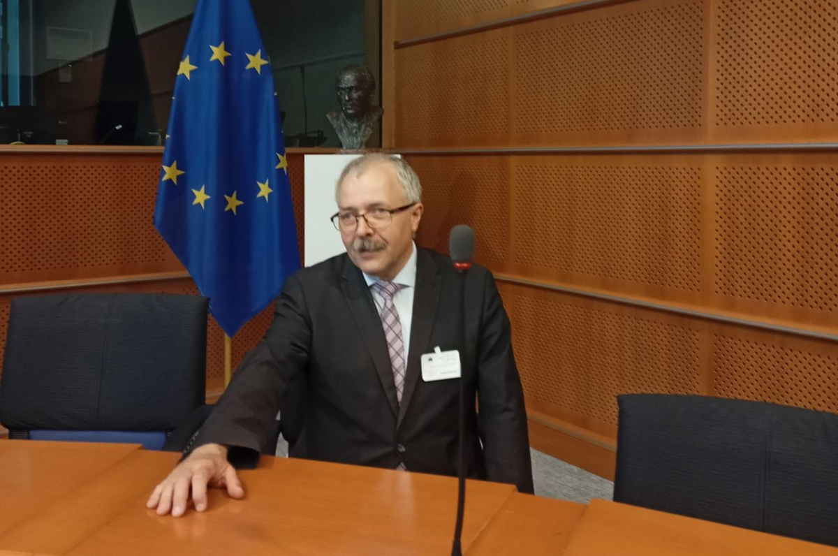 Marek Radwański w Brukseli