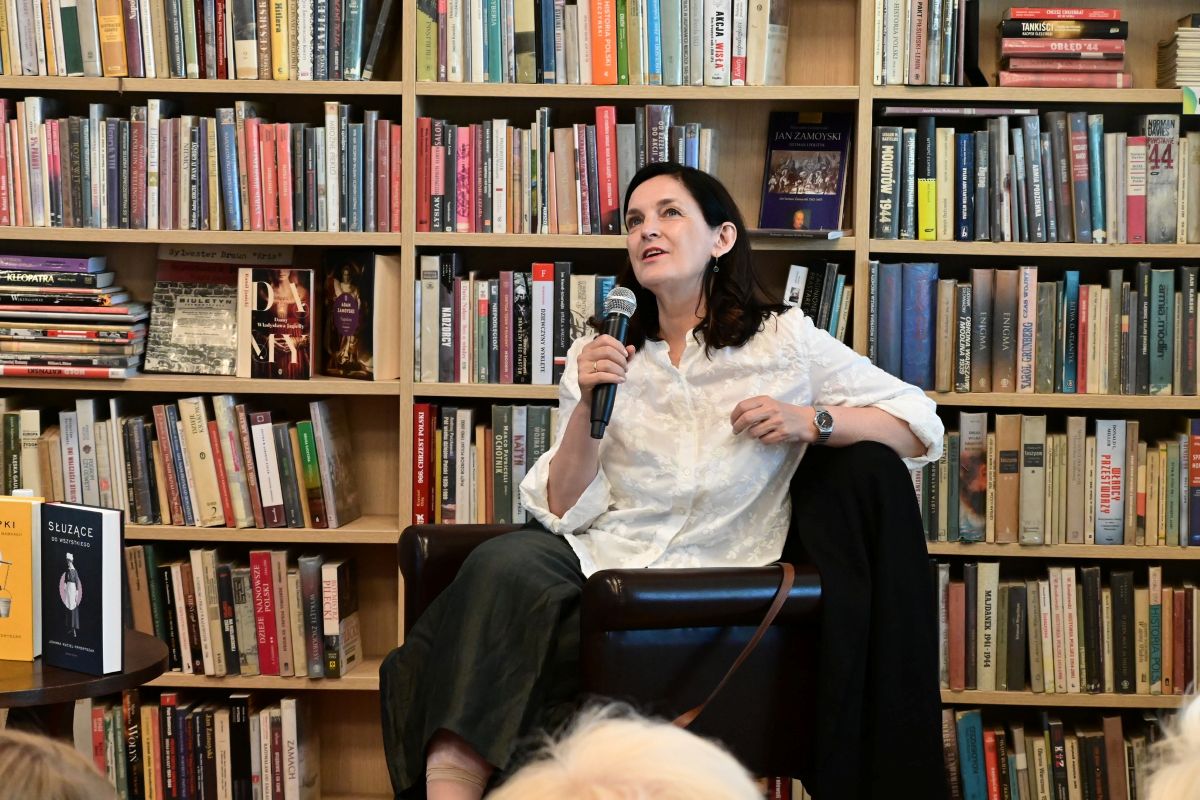 Joanna Kuciel-Frydryszak była gościem pobiedziskiej Bibliostacji