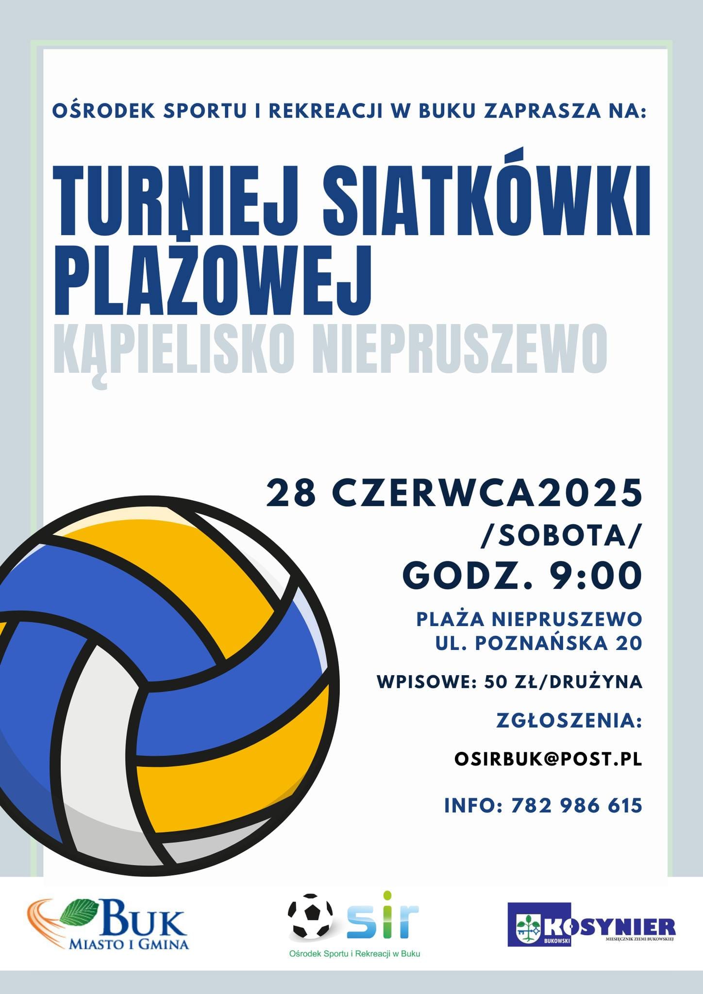 Turniej siatkówki plażowej