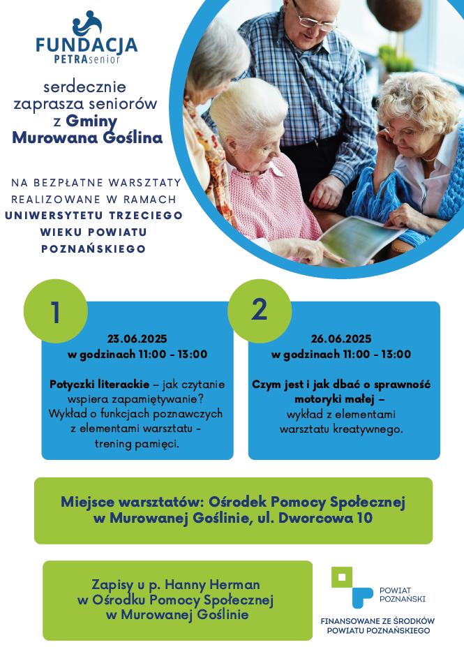 Warsztaty senioralne