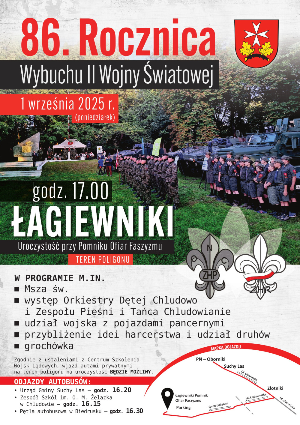 Plakat obchodów II wojny światowej