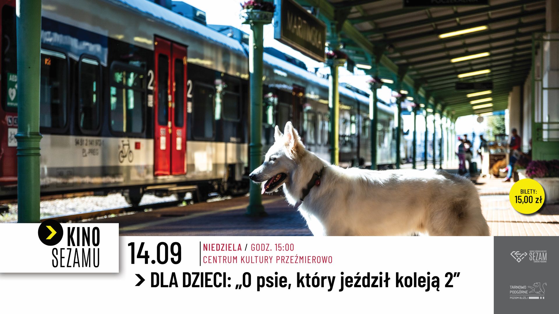 Plakat kina dla dzieci w Tarnowie