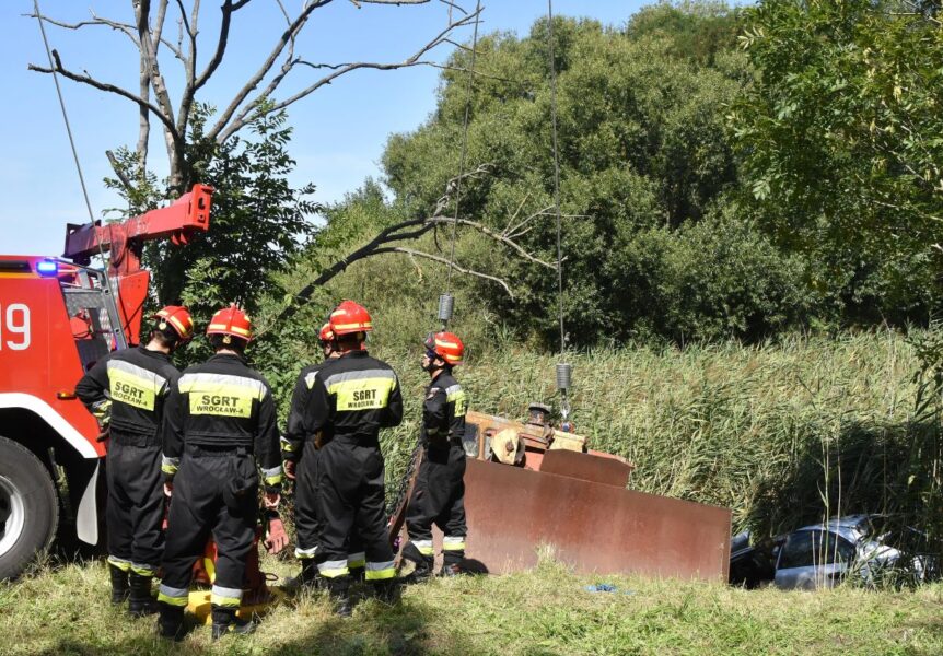 ćwiczenia strażaków w gminie pobiedziska