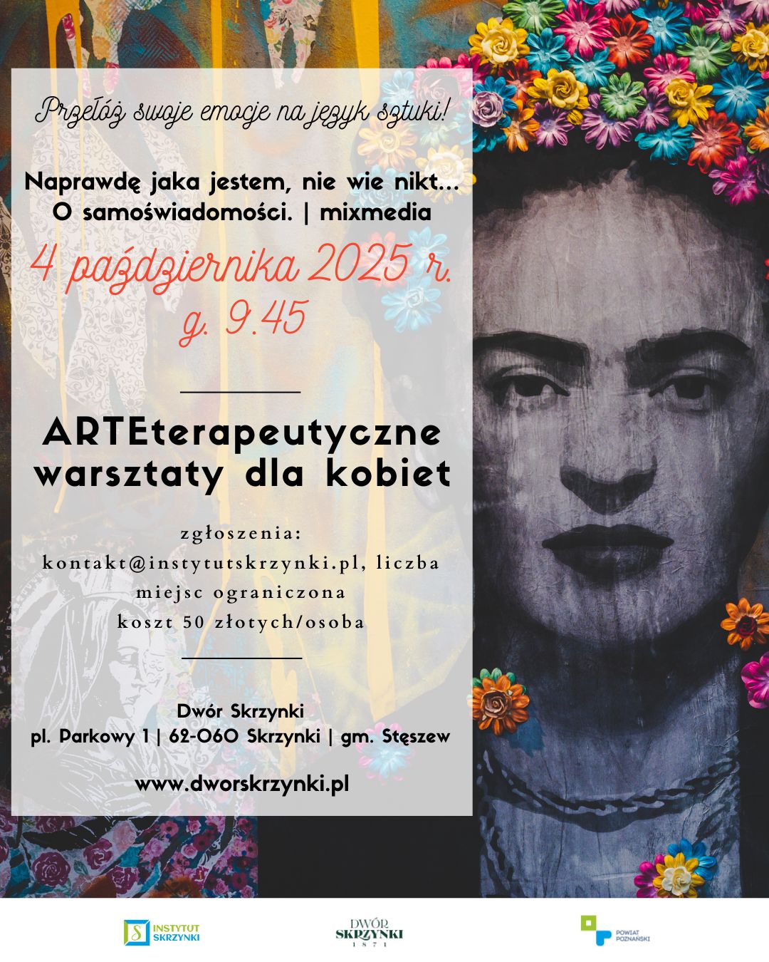 Plakat warsztatów w Skrzynkach