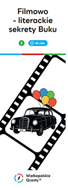 filmowo-literackie sekrety Buku - okładka questu