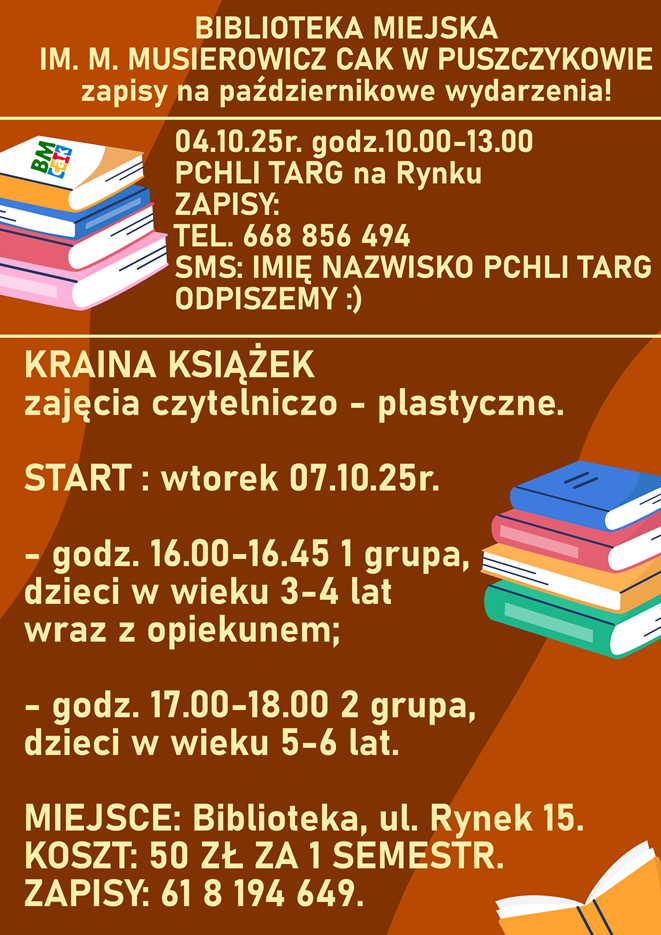 Plakat pchli Targ Puszczykowo