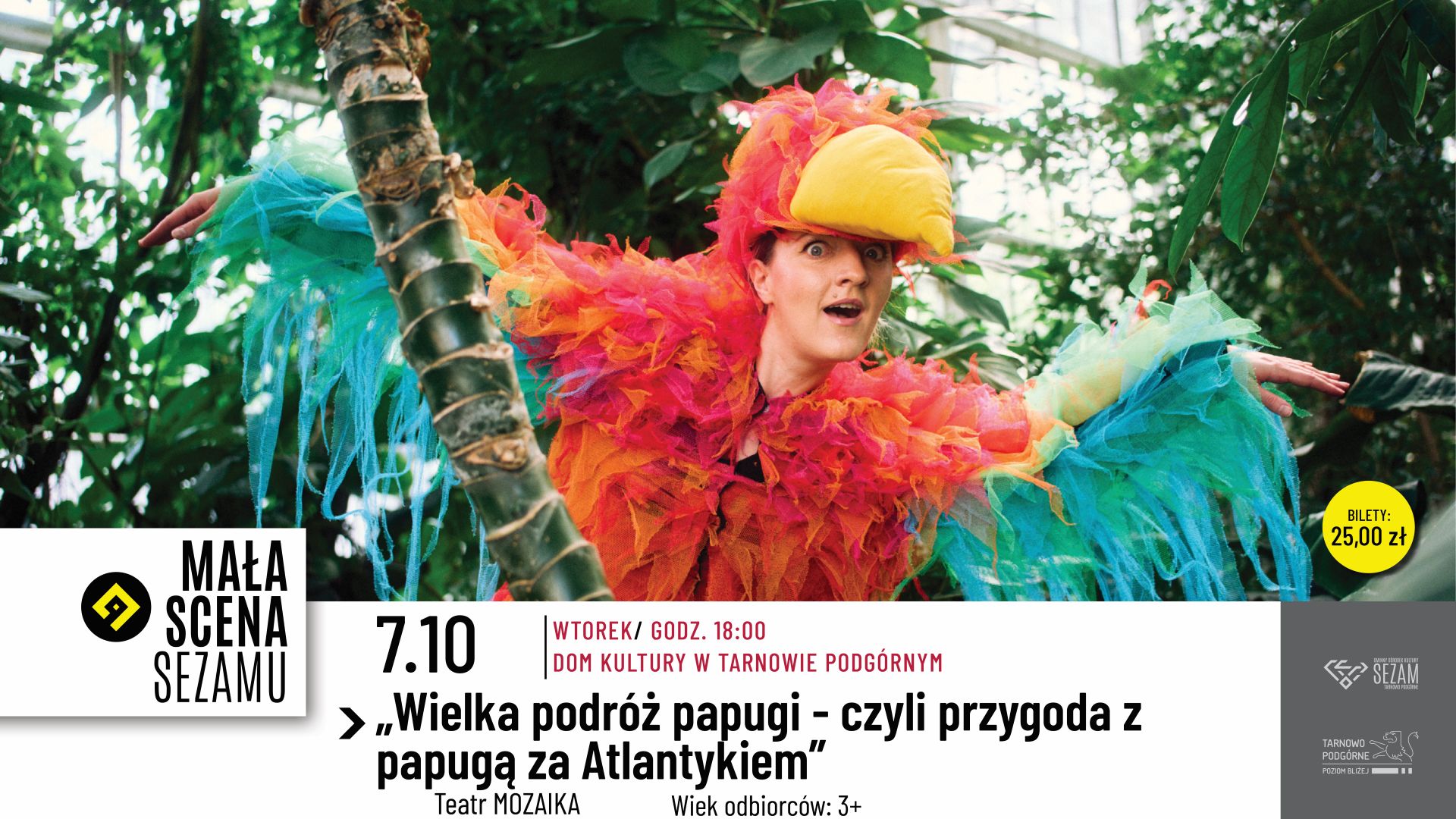 Plakat teatru w Tarnowie