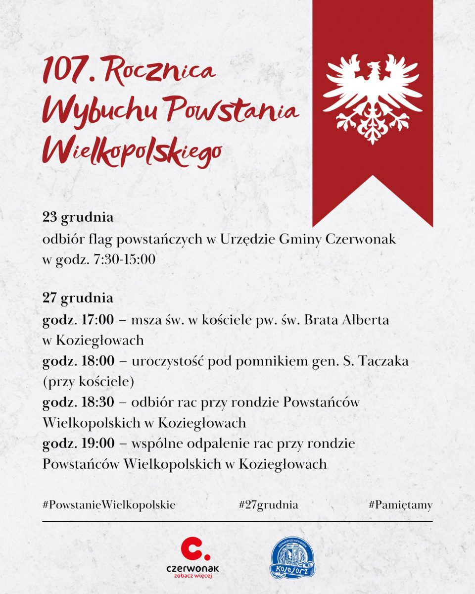 Plakat Powstania Wielkopolskiego